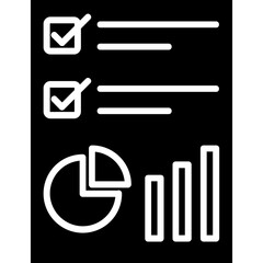 Market Trends Vector Icon Design