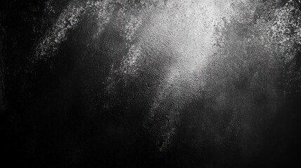 Fototapeta premium Abstract Black Background with White Dust and Sparkle