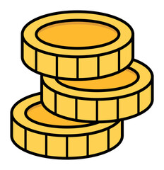 Finance Banking Sticker Illustration