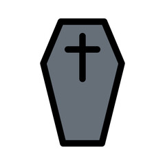 Obraz premium Coffin icon