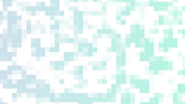 Motion dot movement on a white background