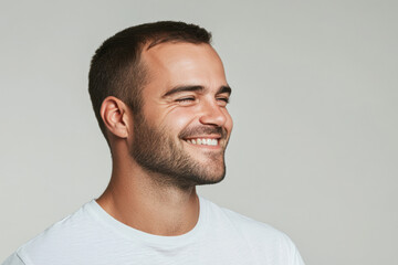 Fototapeta premium A close up of a man's face