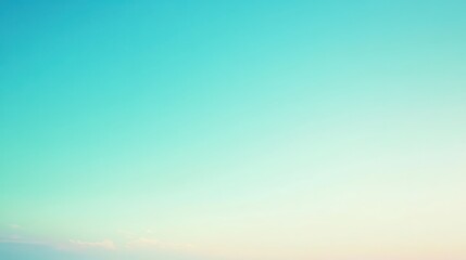 A serene gradient sky transitioning from blue to soft pastel hues.
