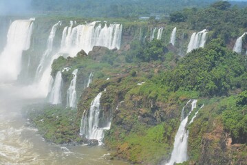 ブラジル側から見たイグアスの滝