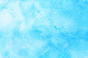 Abstract blue watercolor background texture