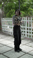 Girl Loving a Chihuahua Do