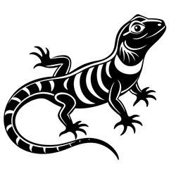 Lizard silhouette