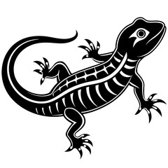 Lizard silhouette