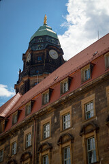 Germany city architecture Dresden summer