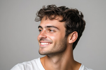 Obraz premium A close up of a man's face