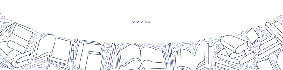 Book Literature education Library Lesson at school © Yauheniya_Bandaruk