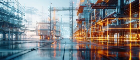 Futuristic Digital Twin Technology Enhancing Construction Efficiency