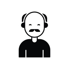 Uncle vector icon
