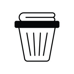 Laundry Basket  vector icon