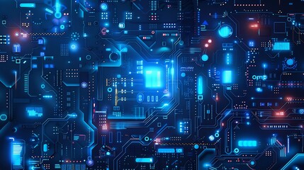 abstract background, futuristic big data network, concept banner, flyer, presentation, background