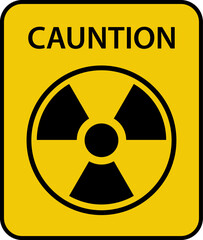Yellow triangle warning biohazard, radioactive, nuclear and toxic sign icons set. Biohazard, chemical hazard warning triangular vector symbol stickers. Caution danger sign.