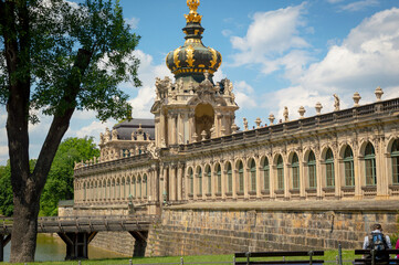 Fototapeta premium Germany city architecture Dresden summer