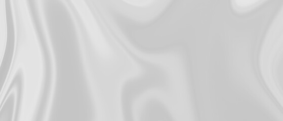 a smooth, marble-like texture with wavy patterns in shades of white and light grey