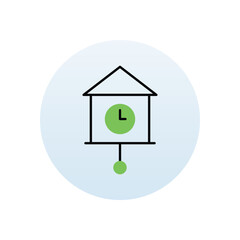 Cuckoo Clock vector icon