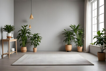 empty scene to use in interior designs and mockups
