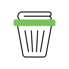 Laundry Basket  vector icon