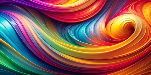 Fototapeta premium Abstract background with vibrant colors and dynamic swirls, digital, backdrop, design, texture, artistic, pattern