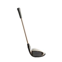Clear, detailed picture of a contemporary golf club, great for sports-themed projects, ads, and marketing materials, with a transparent background