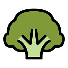 Obraz premium Broccoli icon