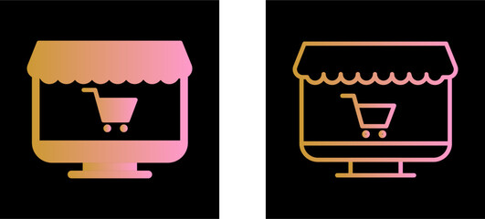 Online Store Vector Icon
