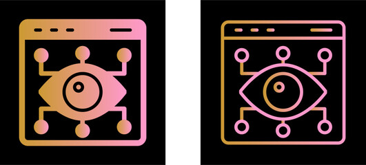 Fototapeta premium Details Looking Vector Icon