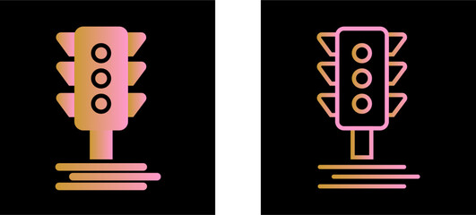 Traffic Signal Vector Icon