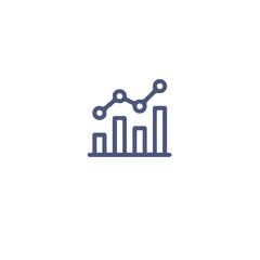 assessment icon vector design , Accounting line icon
