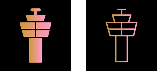 Control Tower Vector Icon