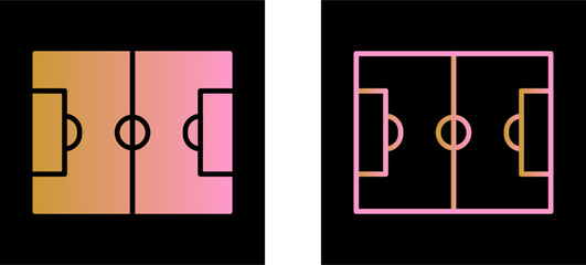 Football Field Vector Icon