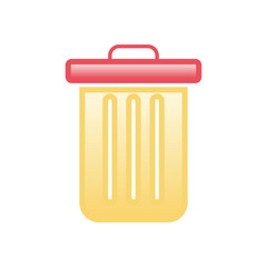 Trash Can  vector icon