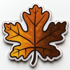 Cartoon Maple Leaf Illustration