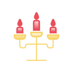 Candle Holder  vector icon