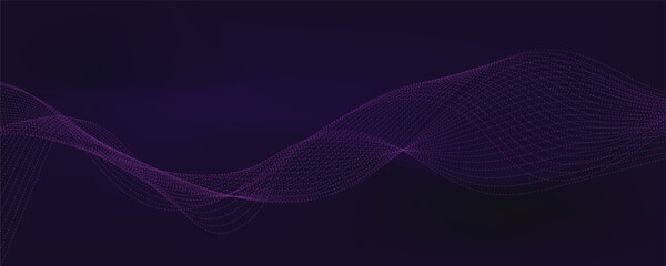 Abstract violet wave background