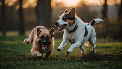 jack russell terrier running