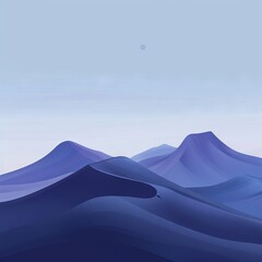 Main super minimalistic background mountain