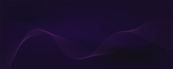 Abstract violet wave background