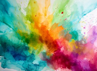 Multicolored Paint Design Background