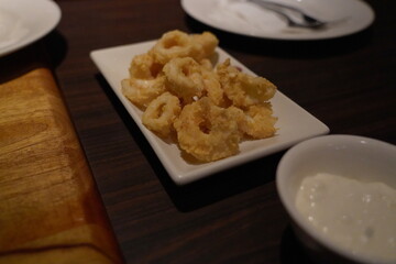 squid onion rings