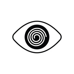 Hypnosis vector icon