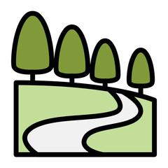 River, road, street icon