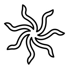 Witch Hazel line icon