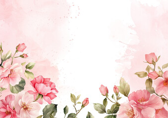 Fototapeta premium pink rose background