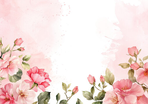 pink rose background