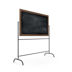 Obraz premium Back to school. online learning. Chalk inscription on a blackboard. Chalkboard 3D