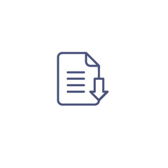 documents icon vector design , paper line icon